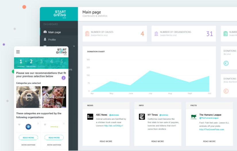 StartGiving, Charity Platform screenshot 1